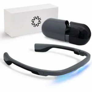 AYOlite lichttherapiebril - Carbon Black Limited Edition - Stijlvol, minimalistisch en effectief